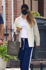 JENNIFER LAWRENCE Leaves a Pedicure and Massage in New York 08/25/2023