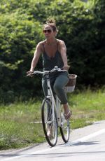 JENNIFER LOPEZ on a Bike Ride in The Hamptons 08/02/2023