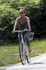 JENNIFER LOPEZ on a Bike Ride in The Hamptons 08/02/2023