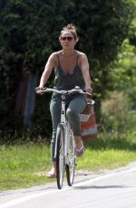 JENNIFER LOPEZ on a Bike Ride in The Hamptons 08/02/2023