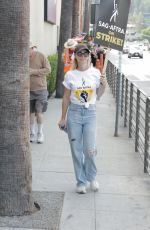 JERI RYAN at SAG Strike at Warner Brothers Studios in Burbank 08/01/2023