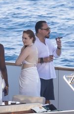 JESS GLYNNE, CHLOE SIMS and BARBARA MEIER at a Yacht in Ibiza 08/17/2023