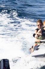 JESS GLYNNE, CHLOE SIMS and BARBARA MEIER at a Yacht in Ibiza 08/17/2023
