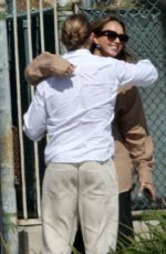 JESSICA ALBA and Brandon Green Out in Los Angeles 08/25/2023
