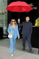 JESSICA ALBA Leaves Baccarat Hotel in New York 08/17/2023