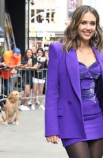 JESSICA ALBA Leaves Good Morning America in New York 08/17/2023
