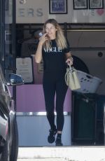 JESSICA HART leaves a Dry Cleaner in Los Feliz 08/14/2023
