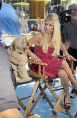 JESSICA SIMPSON Arrives at a Petsafe Event in Beverly Hills 08/25/2023