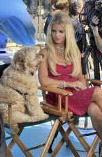 JESSICA SIMPSON Arrives at a Petsafe Event in Beverly Hills 08/25/2023