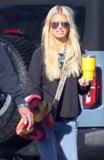 JESSICA SIMPSON Out for Grocery Shopping in Los Angeles 08/19/2023