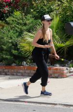 JOANNA KRUPA Out for a Walk in Los Angeles 08/21/2023