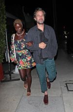 JODIE TURNER-SMITH and Joshua Jackson on a Dinner Date at Giorgio Baldi in Santa Monica 08/11/2023