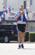 JOJO SIWA Leaves a Starbucks in Los Angeles 08/24/2023