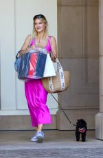 JOY CORRIGAN Out Shopping with Her Dog in Beverly Hills 08/01/2023