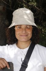 JUDY REYES at SAG-AFTRA and WGA Strike at Warner Brothers Studios in Burbank 08/18/2023