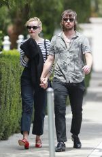 JULIA GARNER and Charlie Tahan on a Lunch Date in West Hollywood 08/09/2023