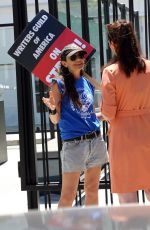 JUSTINE BATEMAN at SAG-AFTRA Strike at Netflix in Hollywood 08/02/2023
