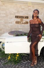 JUSTINE SKYE at Revolve x Yevrah Awim Launch Party in Hollywood 08/15/203
