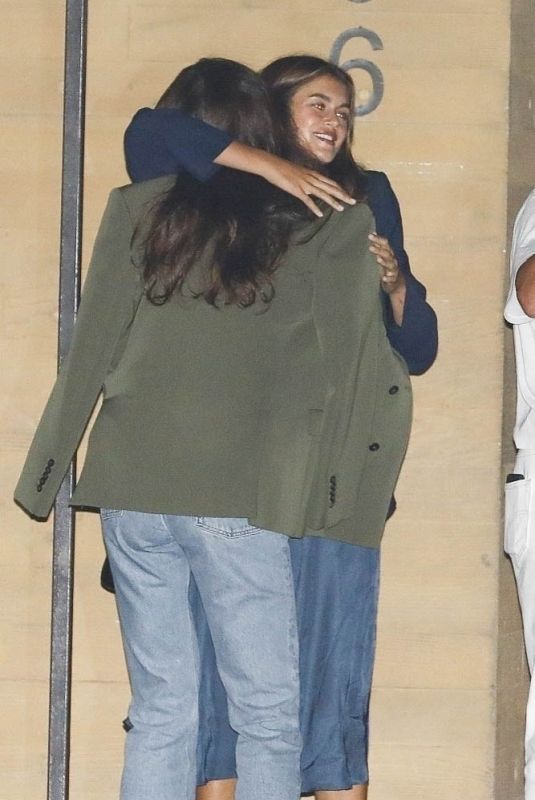 KAIA GERBER and KARLIE KLOSS Leaves Nobu in Malibu 08/13/2023