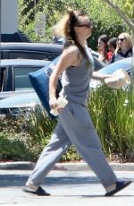KALEY CUOCO Leaves a Gym and Shopping at Jersey Mike