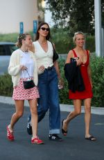 KARLIE KLOSS Arrives at Taylor Swift