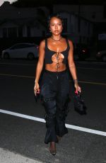 KARRUECHE TRAN Arrives at Giorgio Baldi in Santa Monica 08/01/2023