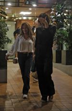KATAHRINE MCPHEE Out for Dinner at Toscana in Brentwood 08/27/2023