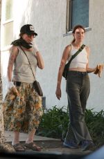 KATEY SAGAL Out for Lunch at All Time Restaurant with Her Daughter SARAH GRACE WHITE 08/29/2023