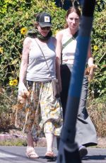 KATEY SAGAL Out for Lunch at All Time Restaurant with Her Daughter SARAH GRACE WHITE 08/29/2023