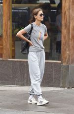 KATIE HOLMES Leaves a Gym in New York 08/10/2023