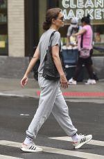 KATIE HOLMES Leaves a Gym in New York 08/10/2023
