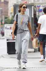 KATIE HOLMES Leaves a Gym in New York 08/10/2023