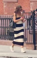 KATIE HOLMES Out and About in Manhattan 08/14/2023