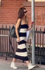 KATIE HOLMES Out and About in Manhattan 08/14/2023