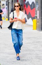 KATIE HOLMES Out and About in New York 08/08/2023