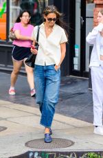 KATIE HOLMES Out and About in New York 08/08/2023
