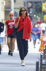 KATIE HOLMES Out and About in New York 08/14/2023