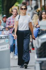 KATIE HOLMES Out in New York 08/09/2023