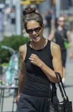 KATIE HOLMES Out with a Friend in New York 08/14/2023