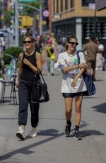 KATIE HOLMES Out with a Friend in New York 08/14/2023