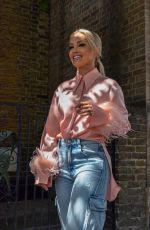 KATIE PIPER on a Filming Break in London 08/17/2023