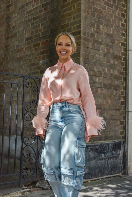 KATIE PIPER on a Filming Break in London 08/17/2023