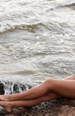 KAZIMIR CROSSLEY in Bikini at a Beach in Ibiza 08/26/2023