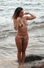 KAZIMIR CROSSLEY in Bikini at a Beach in Ibiza 08/26/2023