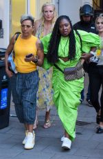 KELLY HOLMES and DAWN BUTLER Night Out in New York 08/23/2023