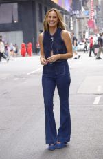 KELTIE KNIGHT in a Denim Set Out in New York 08/15/82023