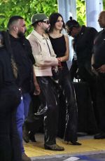 KENDALL JENNER and Bad Bunny Arrives at Drake