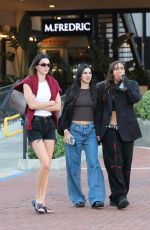 KENDALL JENNER, LAUREN PEREZ, JESSE JO STARK and Fai Khadra Out Shopping at Malibu Country Mart 08/12/2023