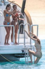 KENDALL JENNER, LORI HARVEY, JUSTINE SKYE and HAILEY BIEBER in Bikinis in Cabo San Lucas 08/25/2023 