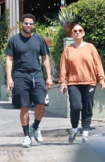 KHATIRA RAFIQZADA Out for Breakfast at All Time Restaurant in Los Feliz 08/22/2023